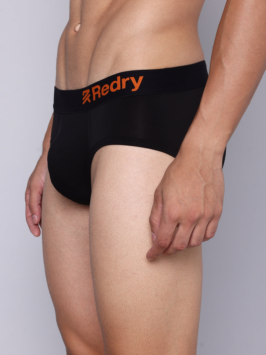 Premium Men's Micro Modal Elastane Brief- Jet Black