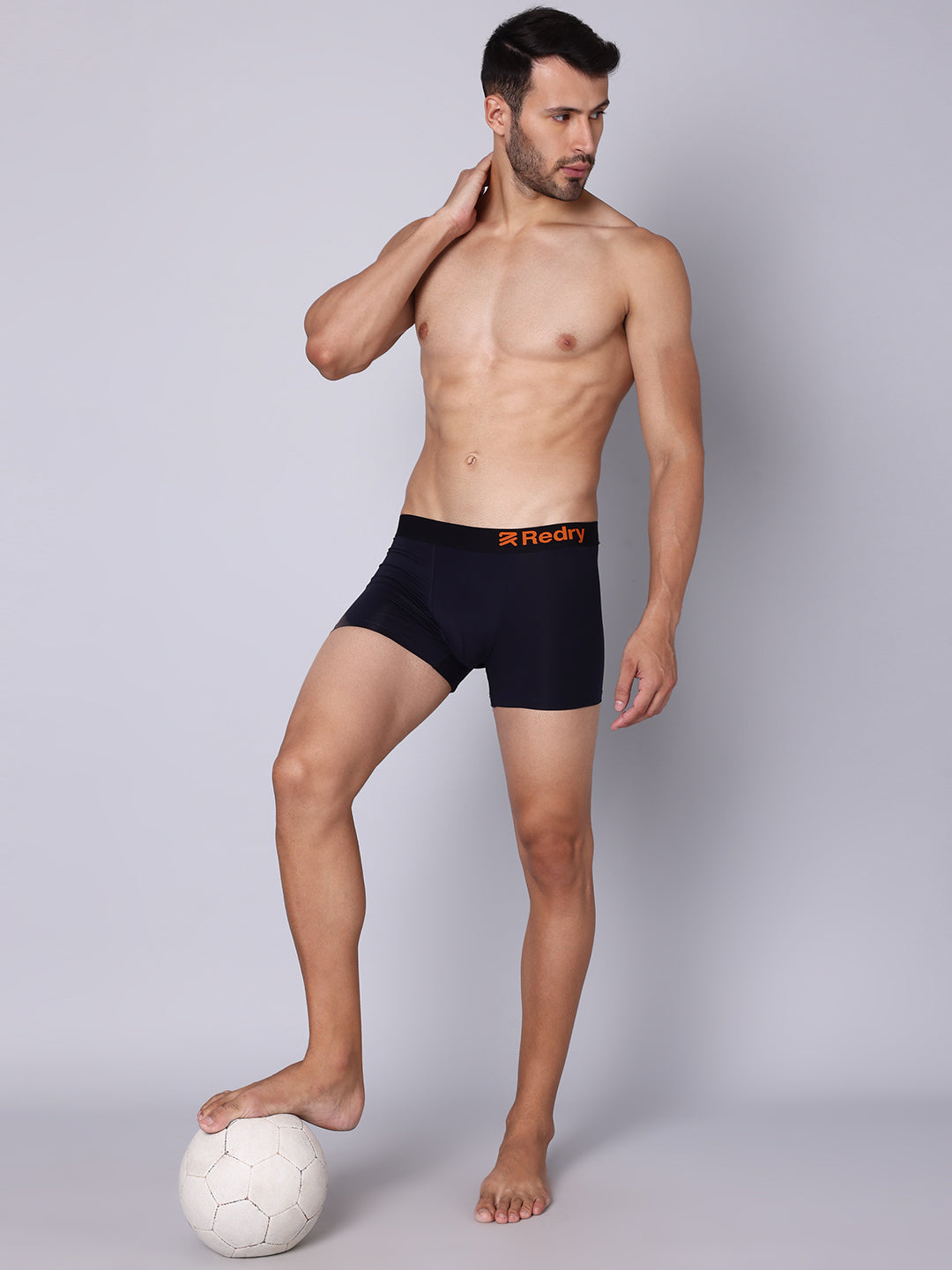 Premium Men's Micro Modal Elastane Trunk - Medival Blue