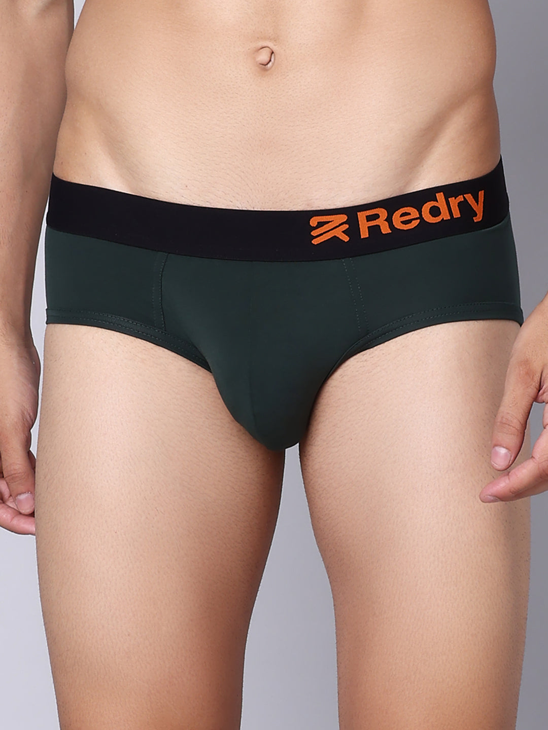 Premium Men's Micro Modal Elastane Brief- Military Green