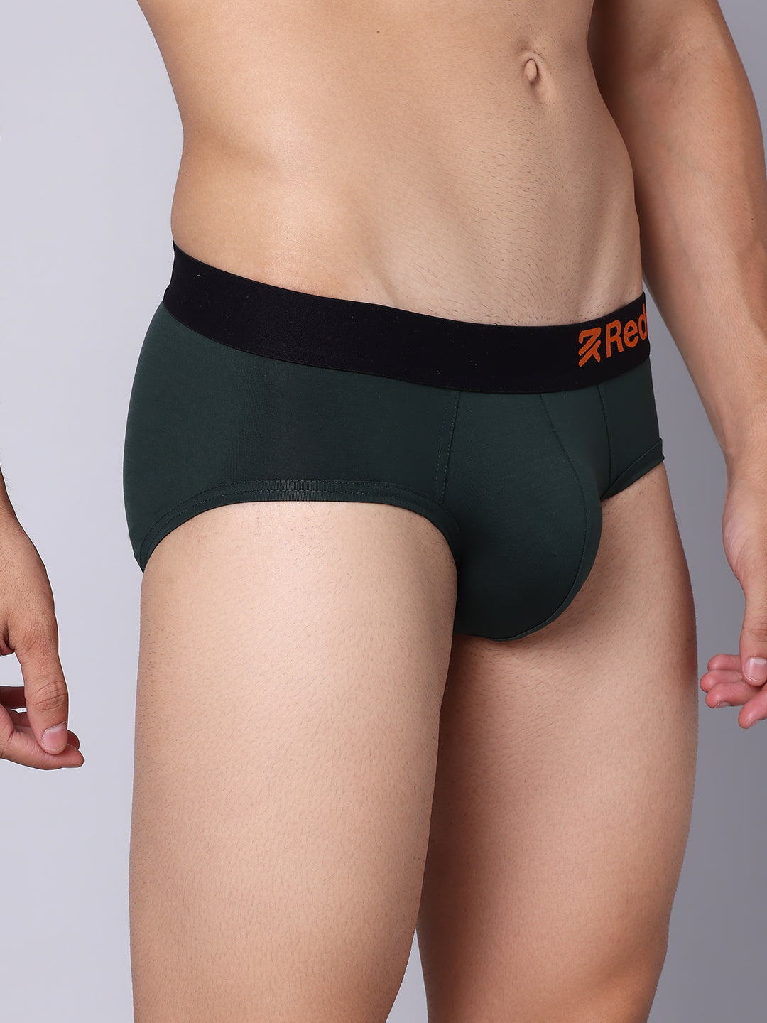 Premium Men's Micro Modal Elastane Brief- Military Green