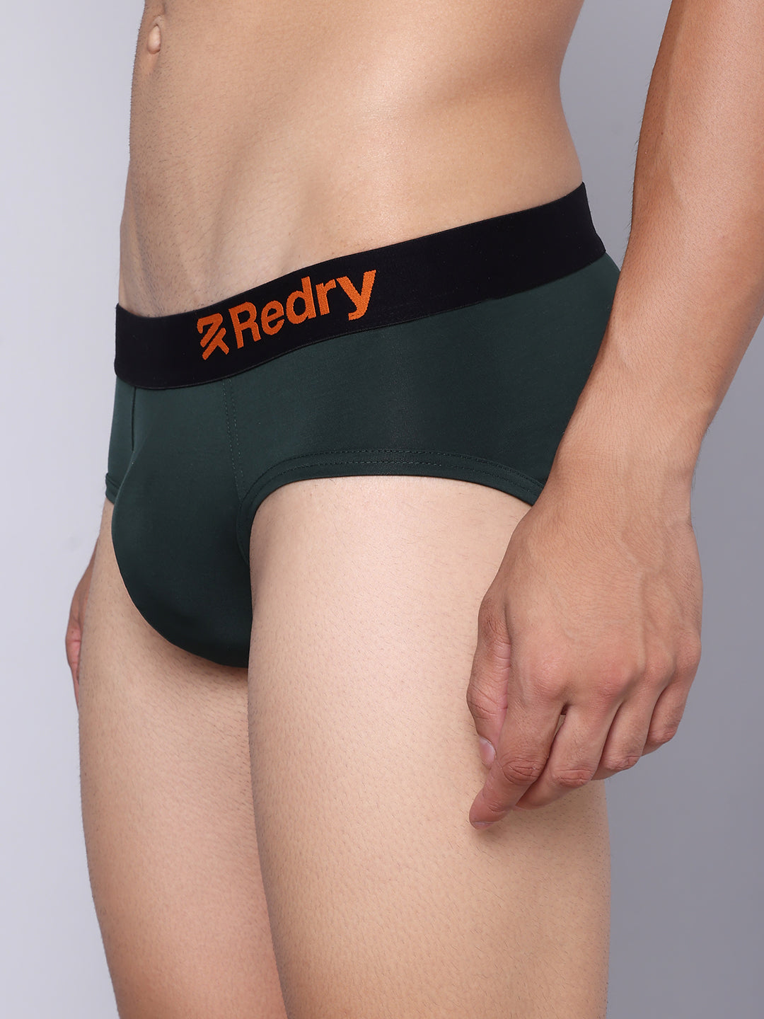 Premium Men's Micro Modal Elastane Brief- Military Green