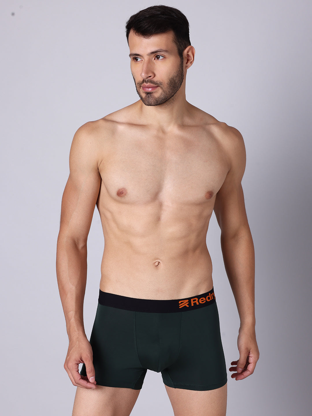 Premium Men's Micro Modal Elastane Trunk - Military Green
