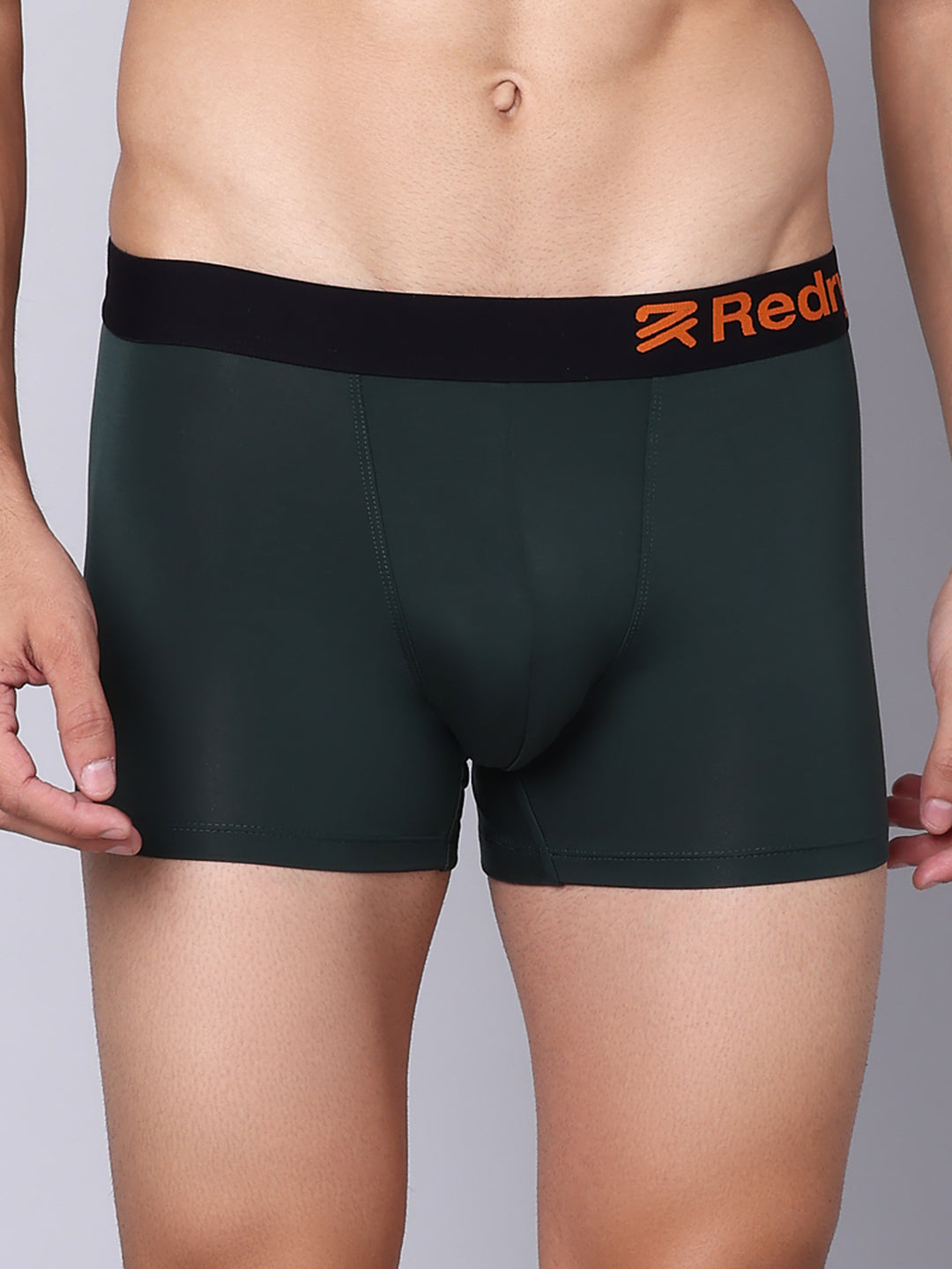 Premium Men's Micro Modal Elastane Trunk - Military Green