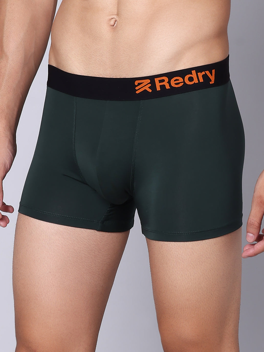 Premium Men's Micro Modal Elastane Trunk - Military Green