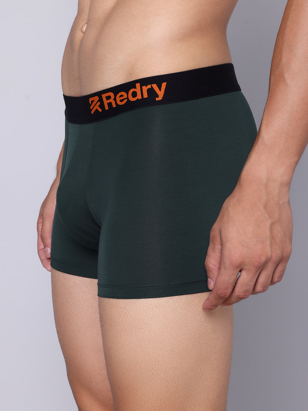 Premium Men's Micro Modal Elastane Trunk - Military Green
