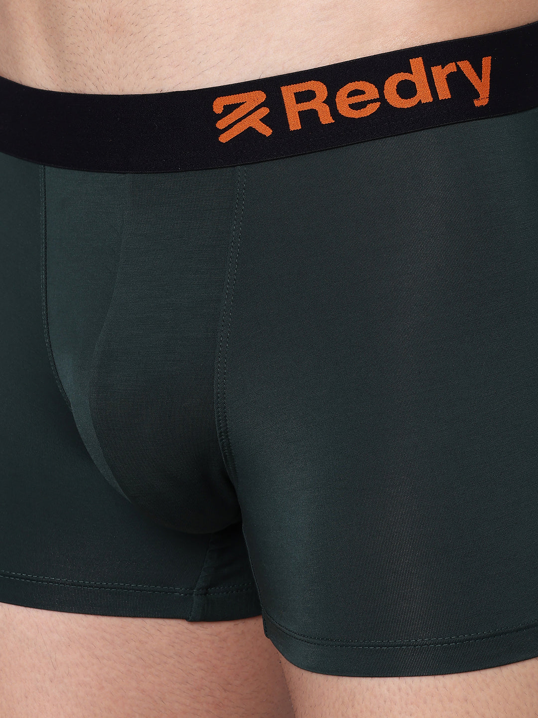 Premium Men's Micro Modal Elastane Trunk - Military Green