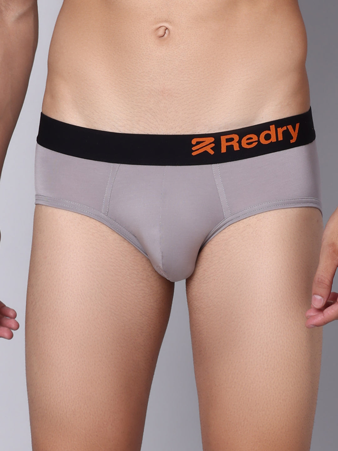 Premium Men's Micro Modal Elastane Brief- Gun Metal