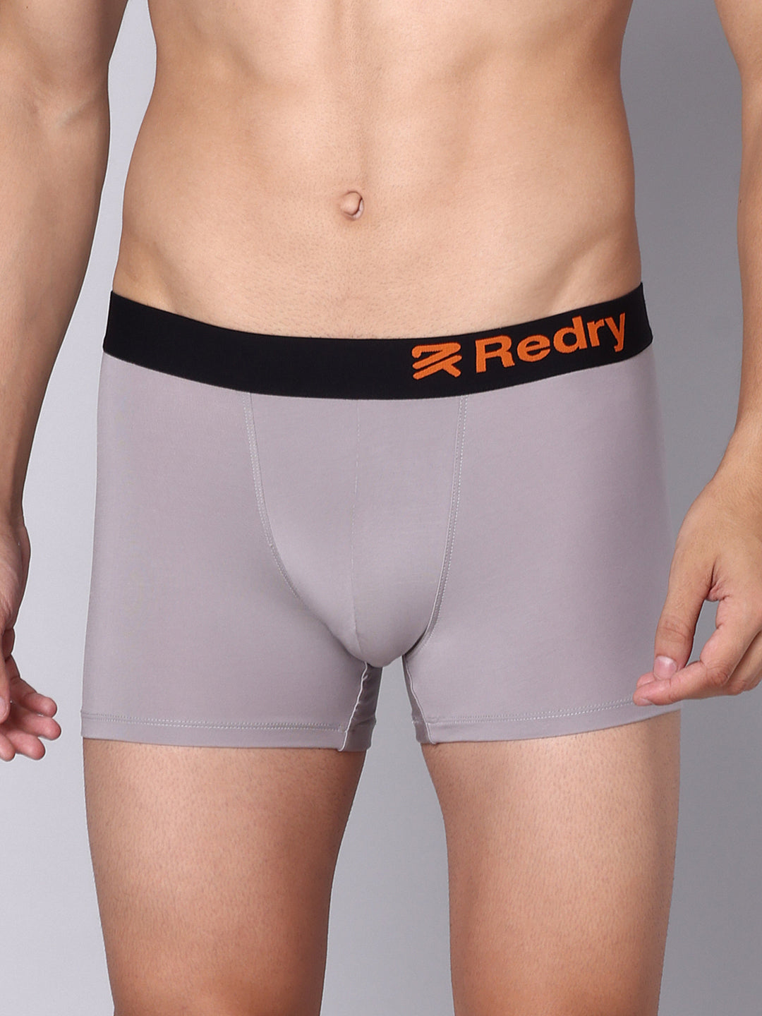 Premium Men’s Micro Modal Elastane Trunk-  Gun Metal