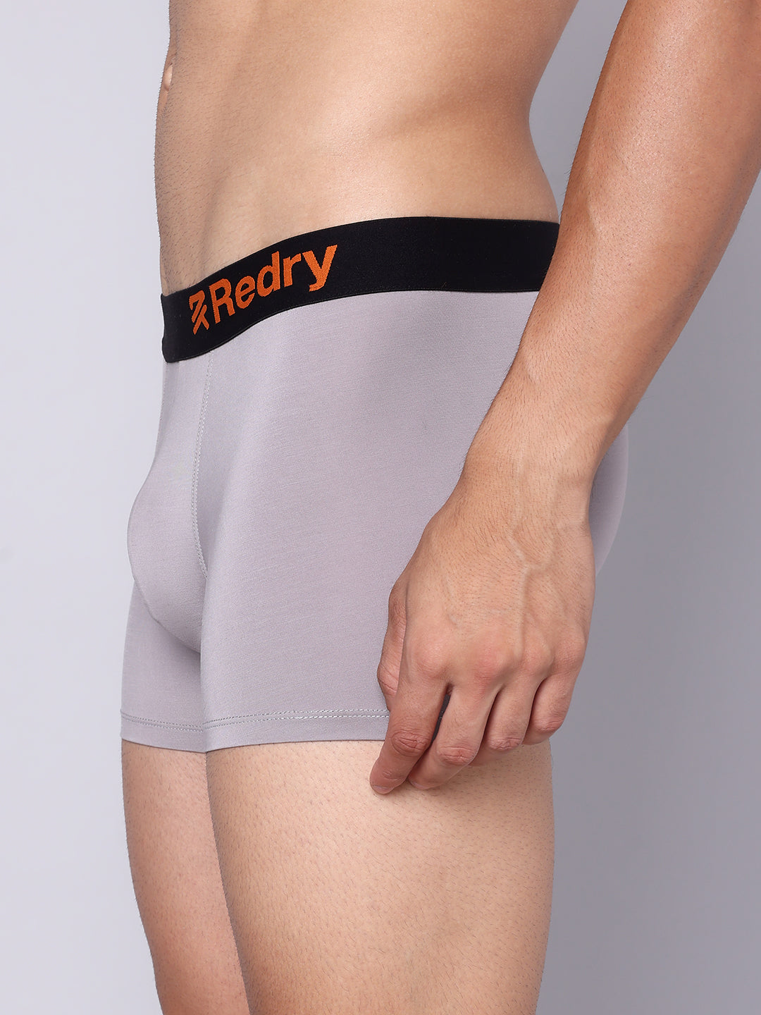 Premium Men’s Micro Modal Elastane Trunk-  Gun Metal