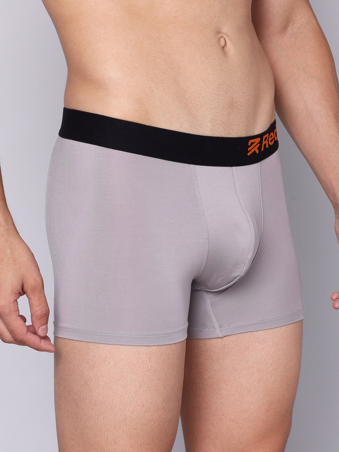 Premium Men’s Micro Modal Elastane Trunk-  Gun Metal