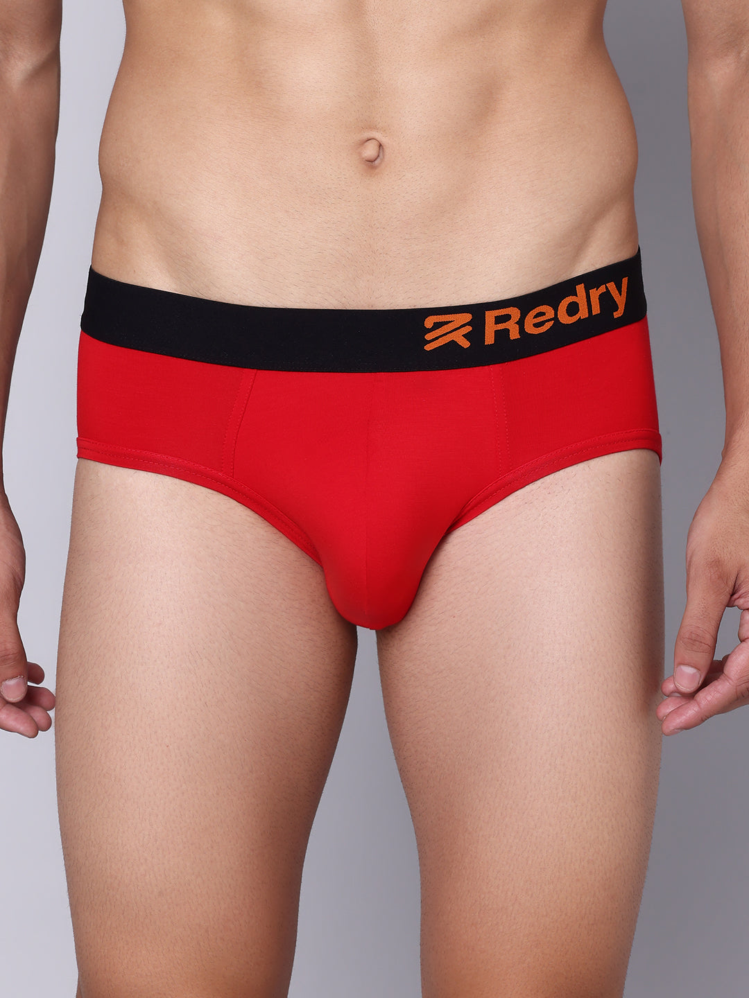 Premium Men’s Micro Modal Elastane Brief- Tango Red