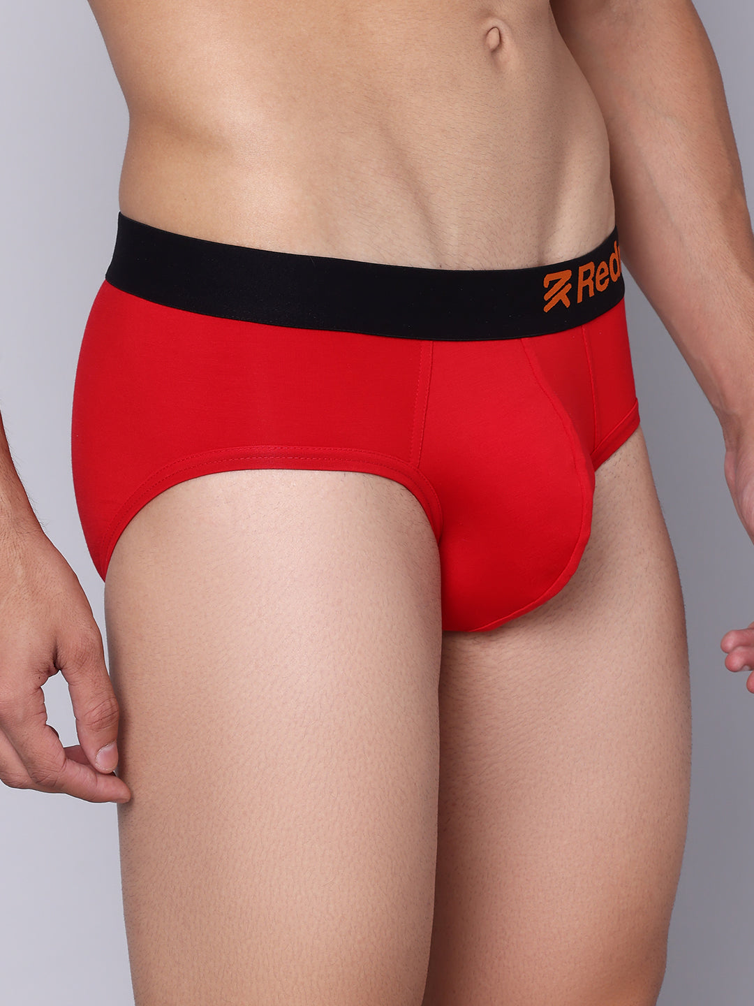 Premium Men’s Micro Modal Elastane Brief- Tango Red