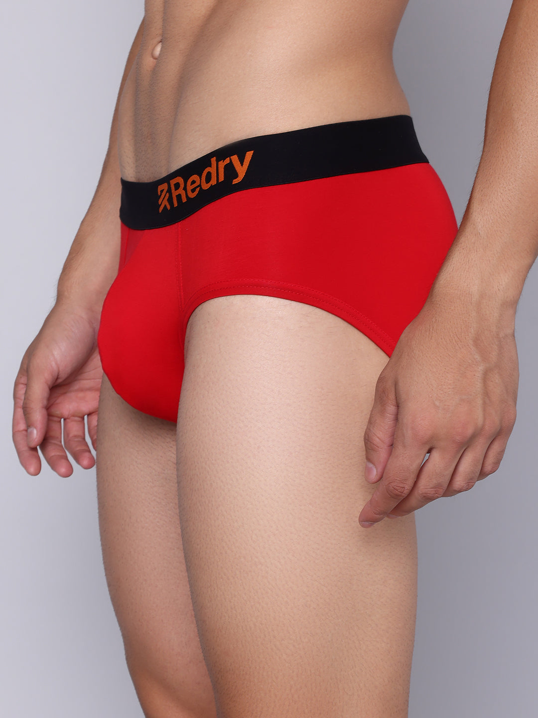 Premium Men’s Micro Modal Elastane Brief- Tango Red