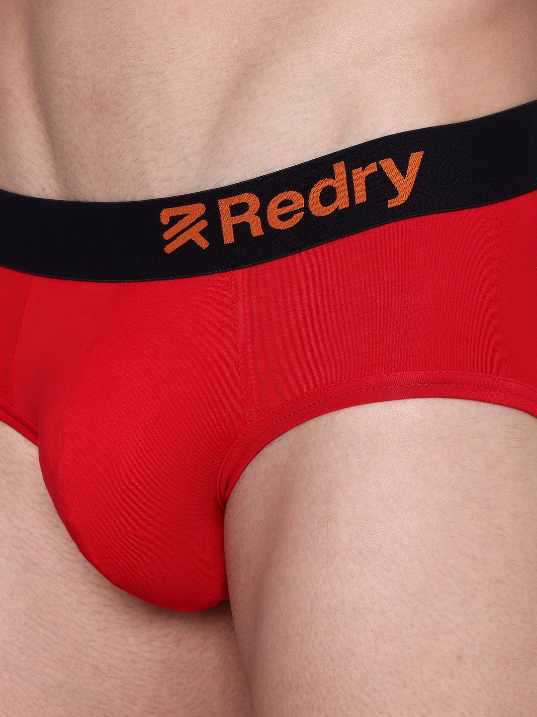 Premium Men’s Micro Modal Elastane Brief- Tango Red