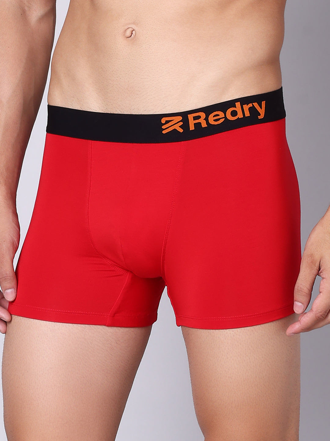 Premium Men’s Micro Modal Elastane Trunk-  Tango Red